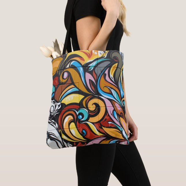Graffiti-Drache Tasche (Von Nahem)