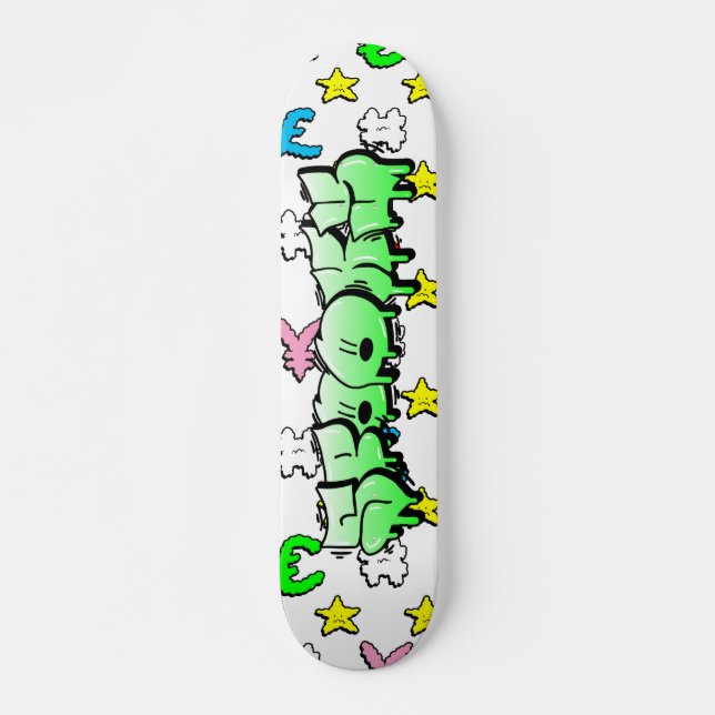 Graffiti éffrayant personnalisé Skateboard personn (Devant)