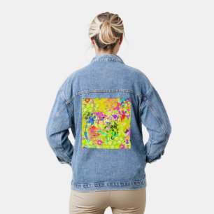 Graffiti Été Abstrait 1 Denim Veste