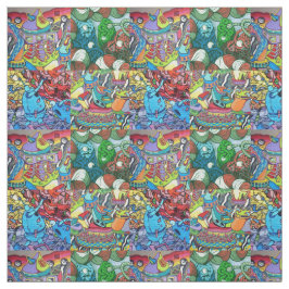 Graffiti Fabric Stoff