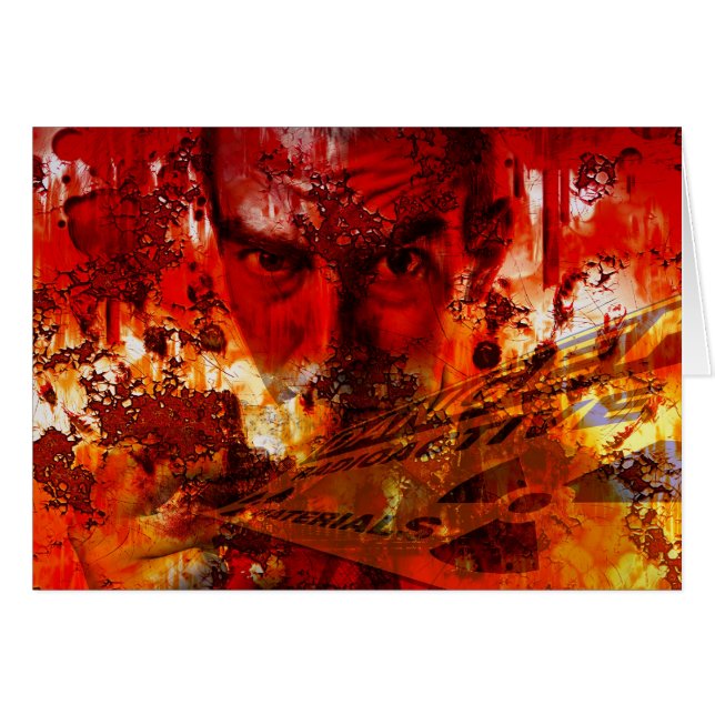 Graffiti Face rouge (Devant horizontal)