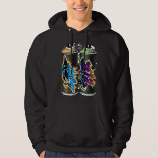 Graffiti-Fettkappen-Spraydosen - Die Säulen von Hoodie