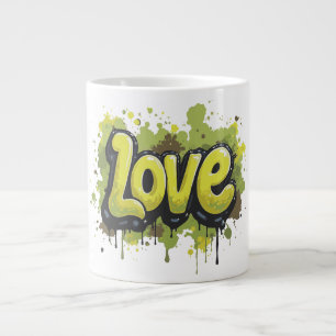 Graffiti Field of Endless Liebe Jumbo-Tasse