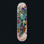 Graffiti Floral Deck für Skateboard<br><div class="desc">Machen Sie dieses Graffiti Floral Deck für Skateboard zu Ihrem eigenen, indem Sie Ihren Text hinzufügen. Um auf erweiterte Bearbeitungstools zuzugreifen, gehen Sie bitte zu "Personalisieren Sie diese Vorlage" und klicken Sie auf "Details", scrollen Sie nach unten und drücken Sie den Link "Klicken Sie auf, um die Vorlage anzupassen". Ideal...</div>