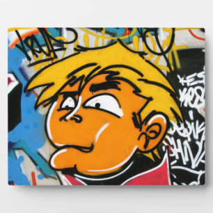 Graffiti Fotoplatte