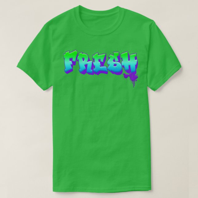 Graffiti Fresh Prince of Bel Air 90s TV Show T-Shirt (Design vorne)