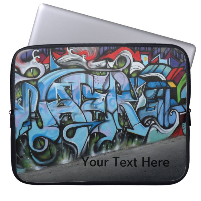Graffiti Fun Laptopschutzhülle (Vorderseite)