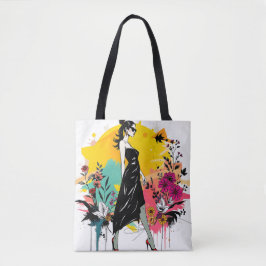 Graffiti Garden Muse Riso Double Sided🎨🌿 Tasche