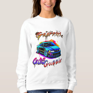GRAFFITI GAS GUZZLER - FAHRZEUG SWEATSHIRT