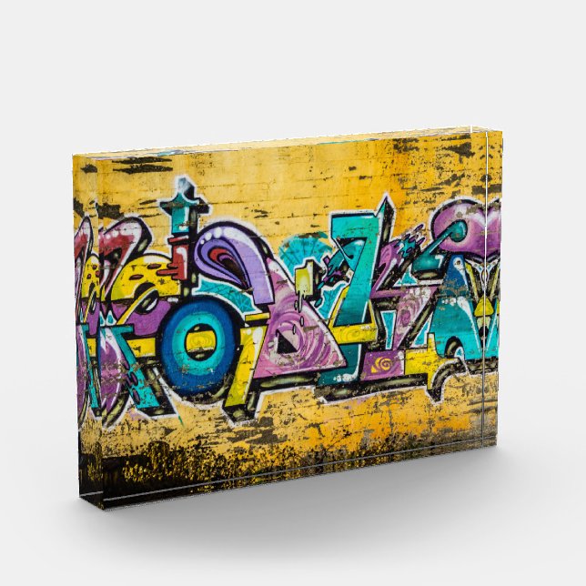 Graffiti, Grundarfjordur, Island Fotoblock (Links)