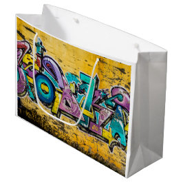 Graffiti, Grundarfjordur, Island Große Geschenktüte