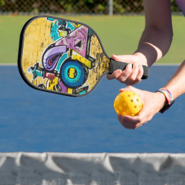 Graffiti, Grundarfjordur, Island Pickleball Schläger