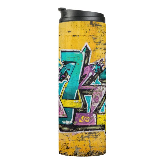 Graffiti, Grundarfjordur, Island Thermosbecher (Nach rechts gedreht)