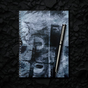 Graffiti Grunge gestrichen Dunkle Marine und Den Notizblock