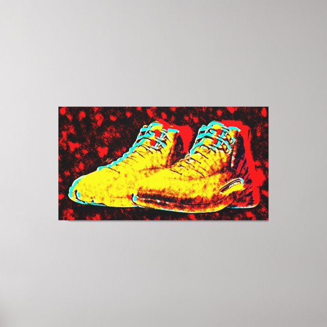 Graffiti High Sneakers New Orleans Club Leinwanddruck (Vorderseite)