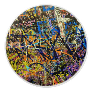 Graffiti-Hintergrund Keramikknauf