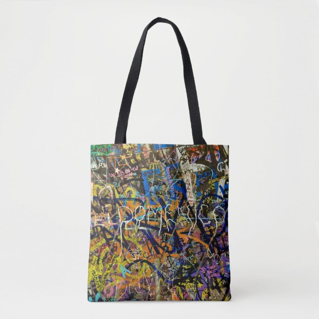 Graffiti-Hintergrund Tasche (Vorderseite)