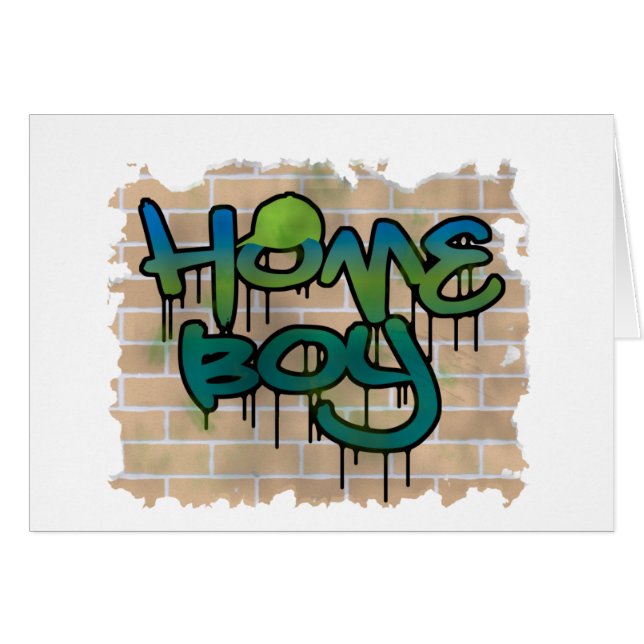 graffiti homo (Devant horizontal)