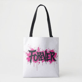 Graffiti Hot Pink "FOREVER" Tasche