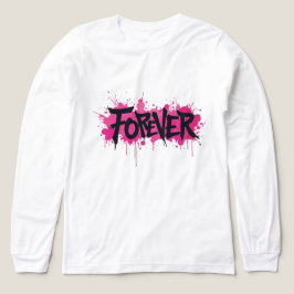 Graffiti Hot Pink "FOREVER" Tri-Blend Shirt