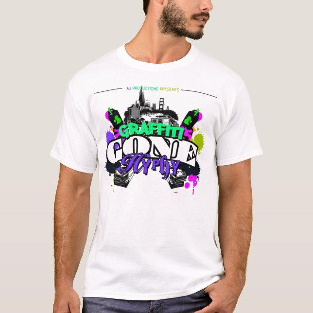 Graffiti hyphy gegangen T-Shirt (Vorderseite)