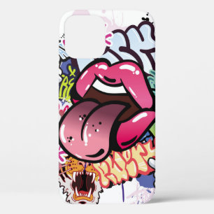 Graffiti-Illustration mit Street-Graffiti-Buchstab Case-Mate iPhone Hülle