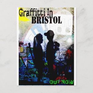 Graffiti in Bristol Postkarte