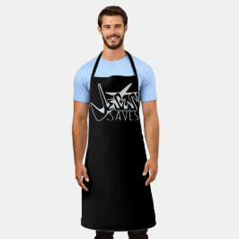 GRAFFITI JESUS RETTE CHRISTLICH SCHÜRZE