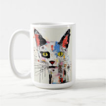 Graffiti-Katze Urban Cool Feline