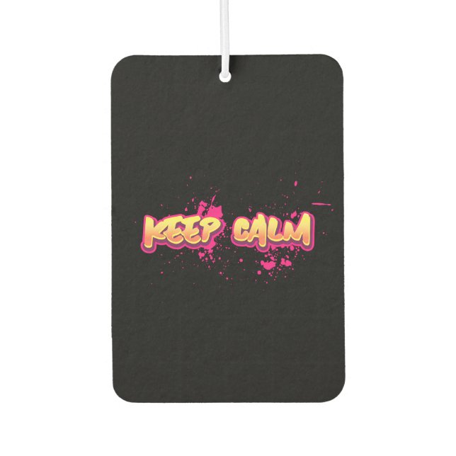 Graffiti KEEP CALM Lufterfrischer – Fette Street A (Vorderseite)