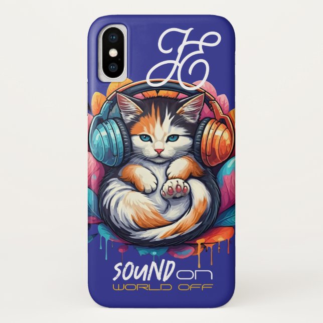 Graffiti Kitty Vibe Case - Calico (Rückseite)