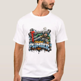 Graffiti-Klempner-Werkzeuge Street-Art-Design T-Shirt