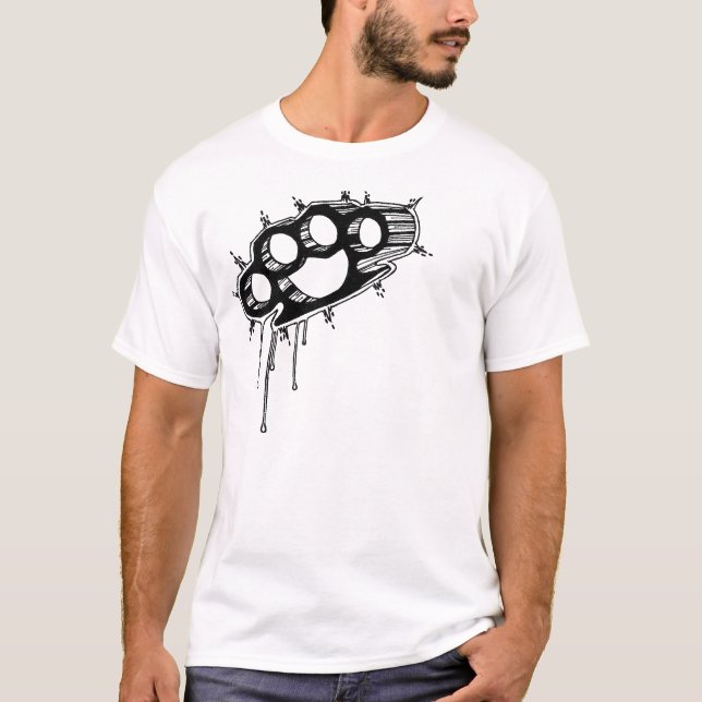 Graffiti-Knöchel T-Shirt (Vorderseite)