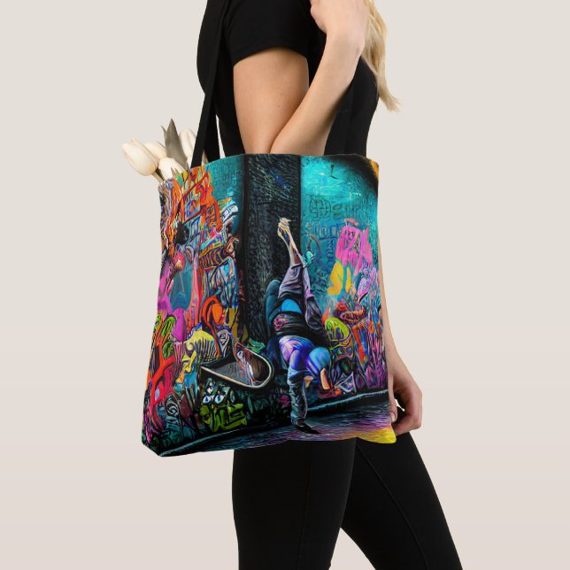 Graffiti kommt zum Leben Tasche (Von Nahem)