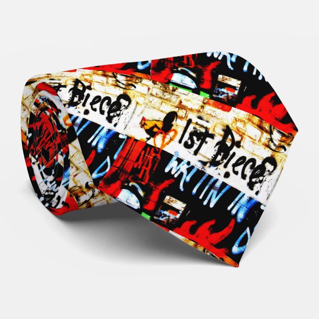 Graffiti Krawatte (Gerollt)