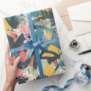 Graffiti-Kunst Geschenkpapier