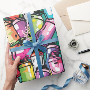 Graffiti-Kunst Geschenkpapier