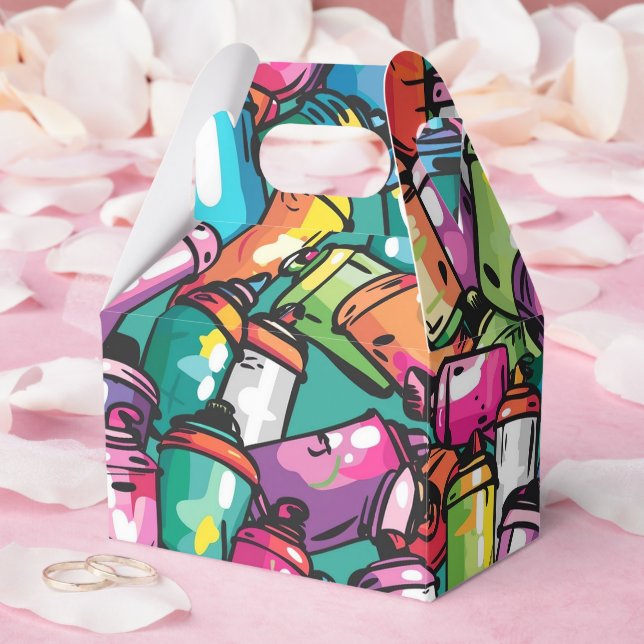 Graffiti-Kunst Geschenkschachtel (Hochzeit)