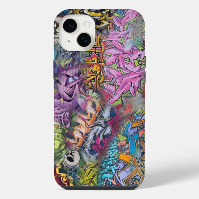 Graffiti-Kunst iPhone 14 Plus Hülle (Rückseite)