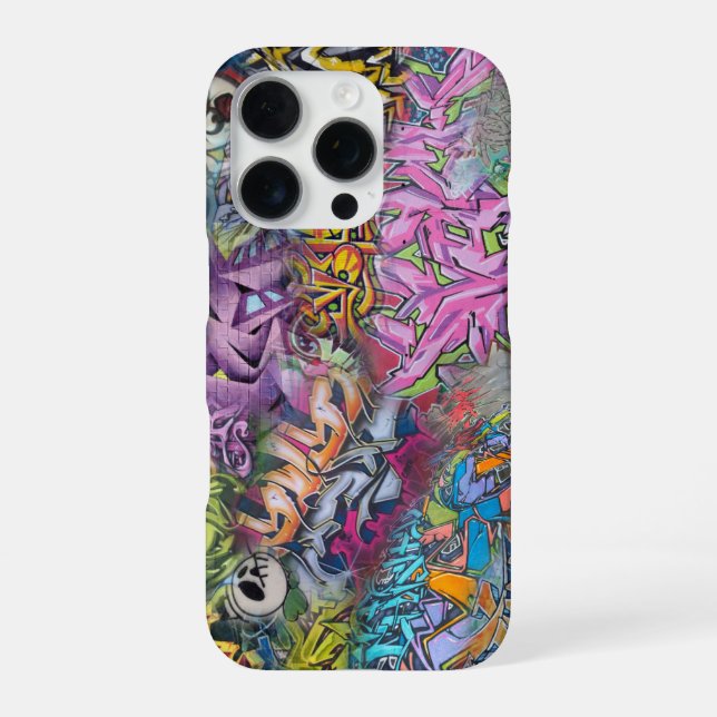 Graffiti-Kunst iPhone 16 Pro Hülle (Rückseite)
