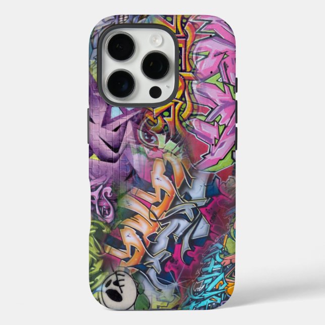 Graffiti-Kunst iPhone 16 Pro Hülle (Rückseite)
