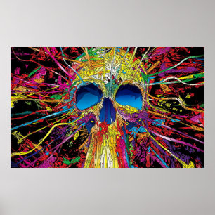 Graffiti, Kunst, psychedelische Kunst, Grafikdesig Poster