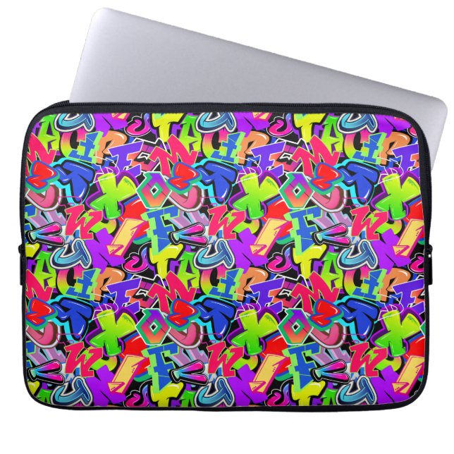 Graffiti Laptopschutzhülle (Vorderseite)