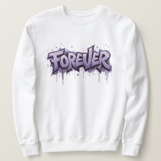 Graffiti Lavender Infinity "FOREVER" Sweatshirt