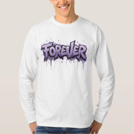 Graffiti Lavender Infinity "FOREVER" T-Shirt
