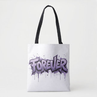 Graffiti Lavender Infinity "FOREVER" Tasche