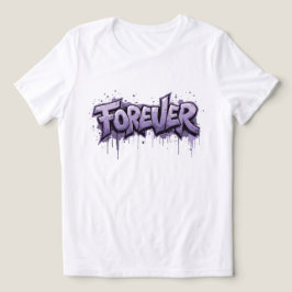 Graffiti Lavender Infinity "FOREVER" Tri-Blend Shirt