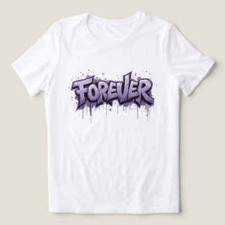Graffiti Lavender Infinity "FOREVER" Tri-Blend Shirt