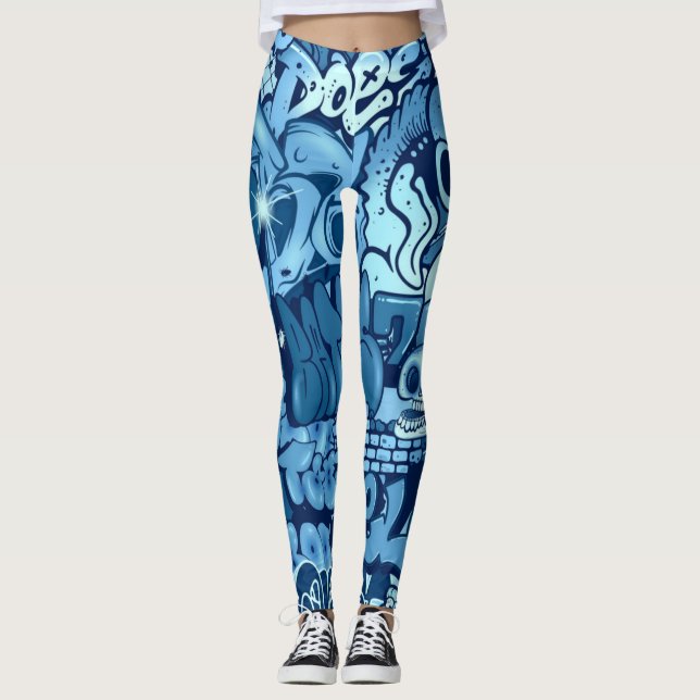 Graffiti Leggings (Vorderseite)