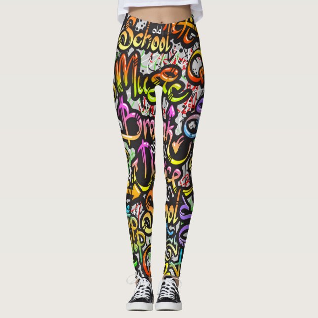 Graffiti Leggings (Devant)
